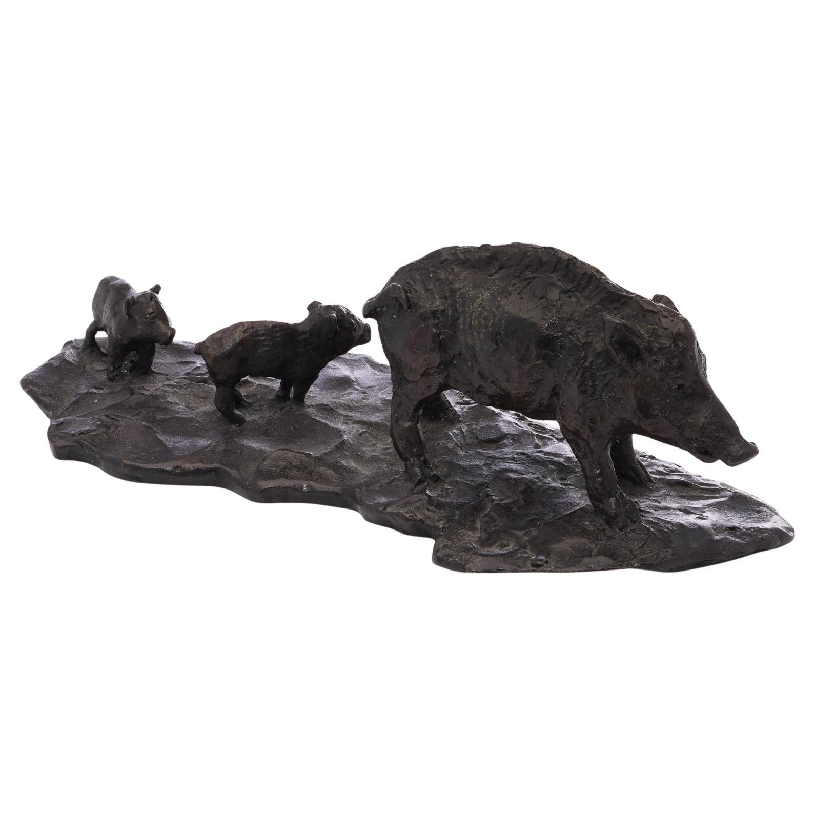 Patrick Laroche bronze figurine