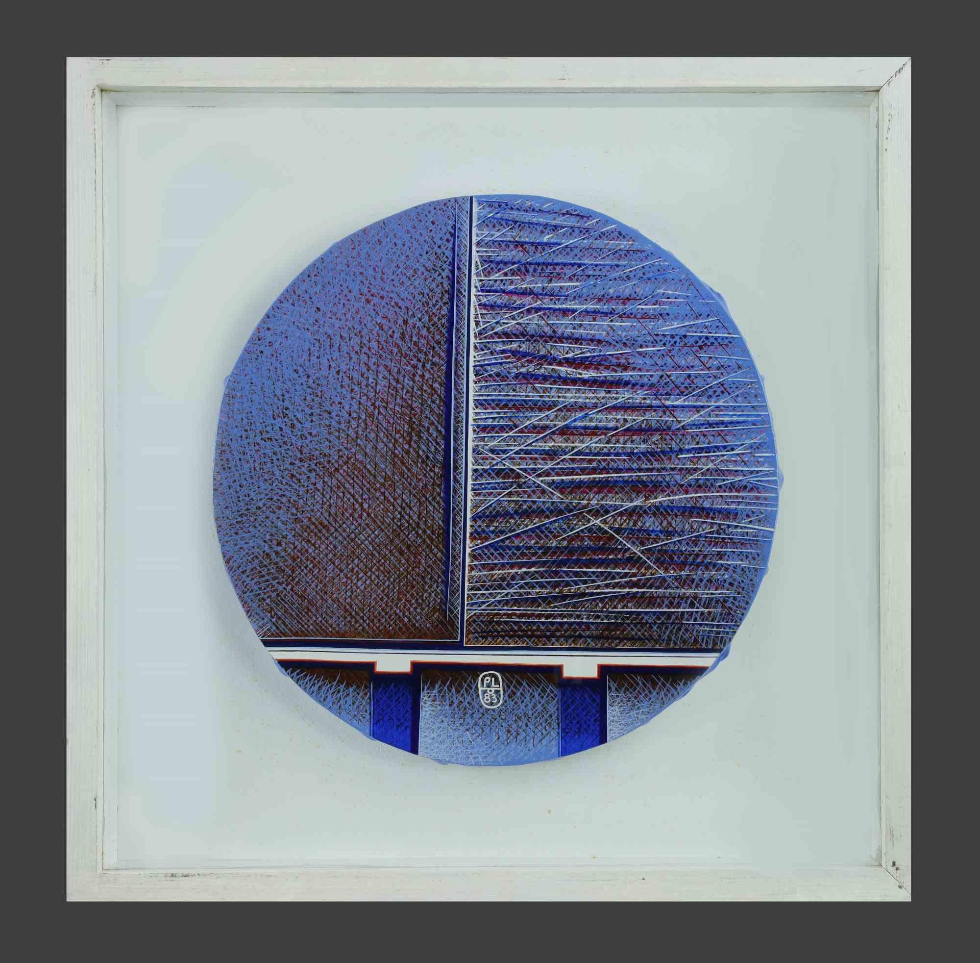 Composition - Original Mixed Media by Patrice Lavaud - 1983
