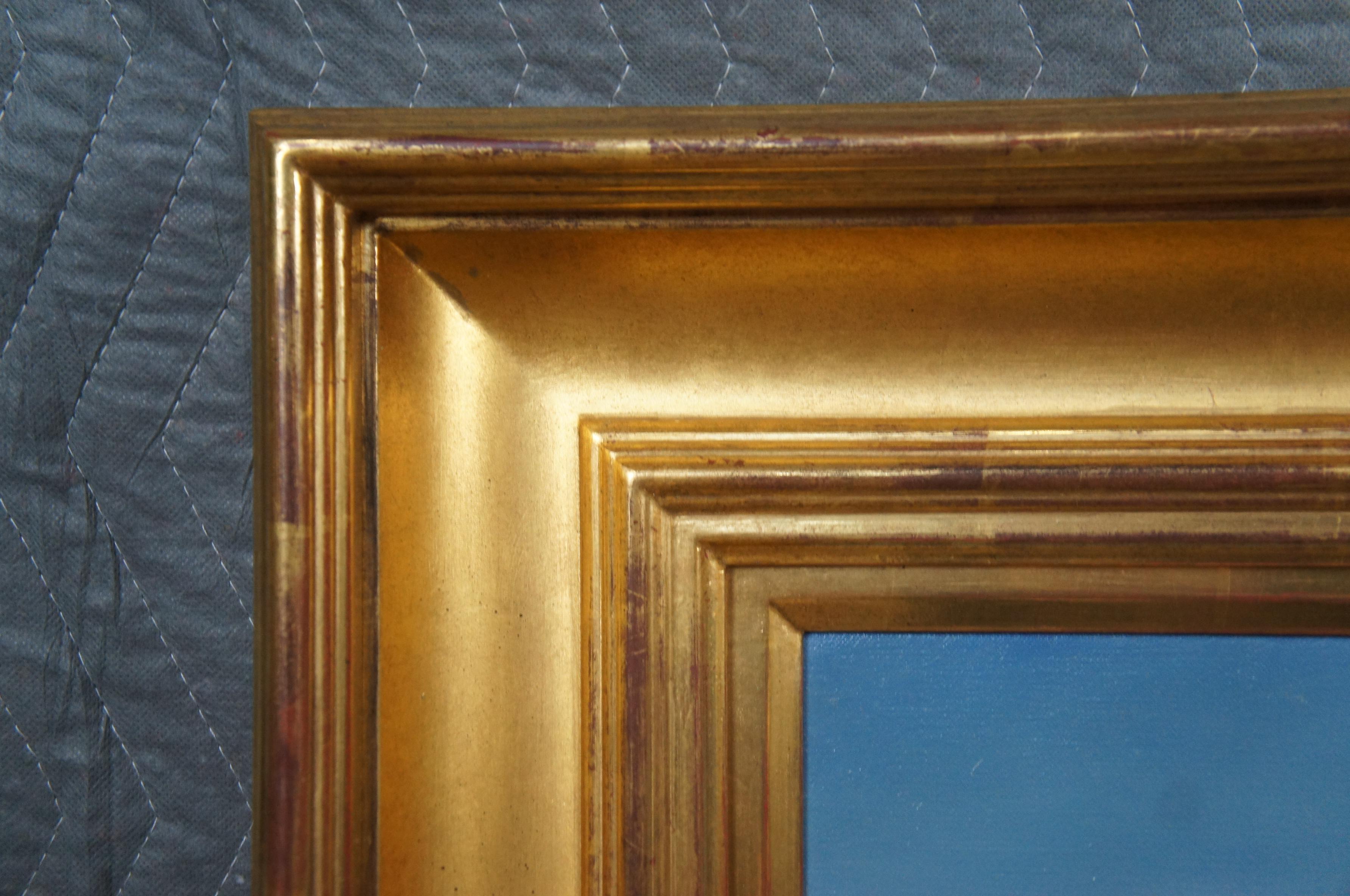 Patrick Livingstone Realist Maritime Oil Painting Yacht Racing Seascape Sailing In Good Condition In Dayton, OH