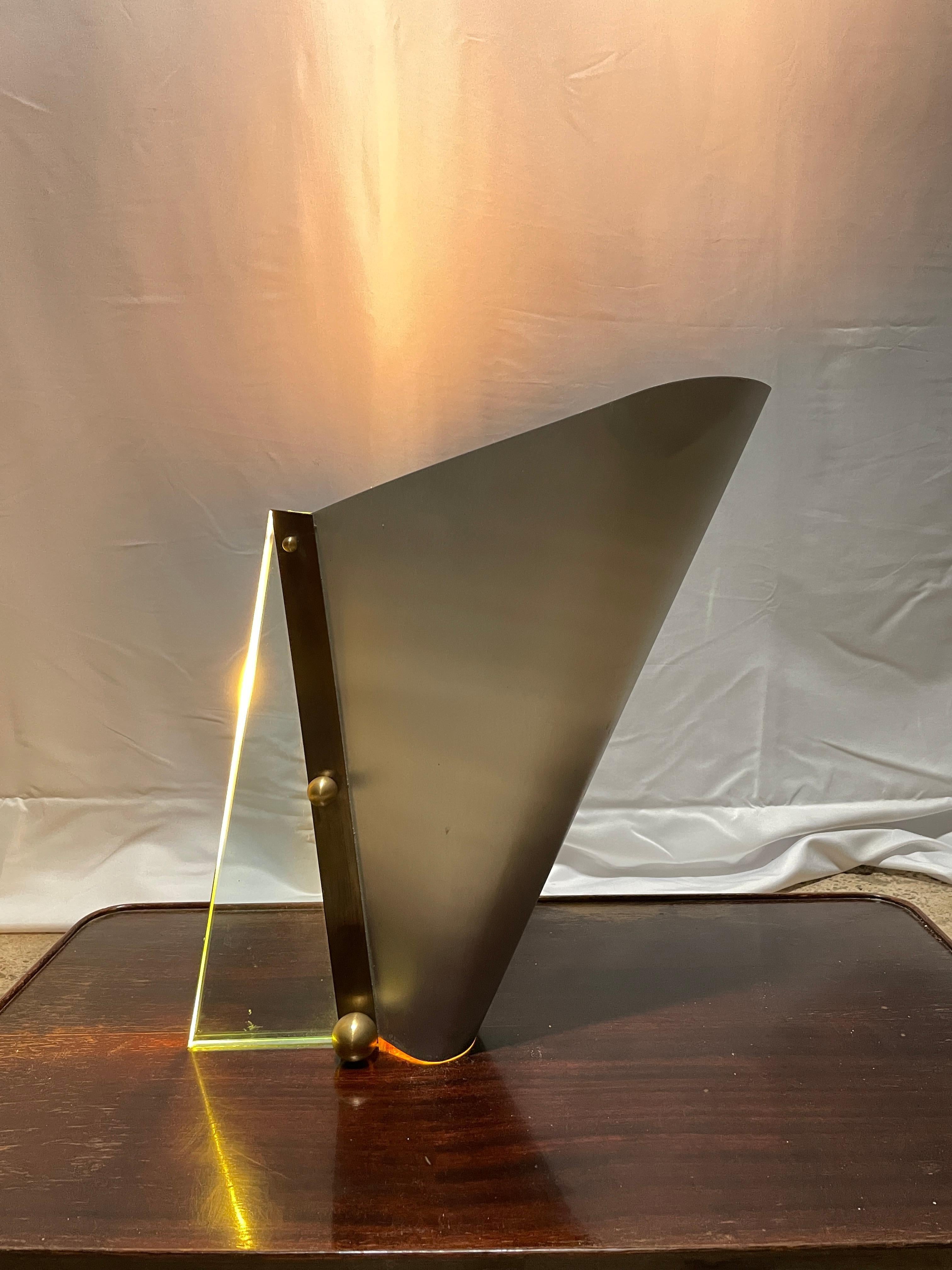 French Patrick Manoury Large Table Lamp Model 