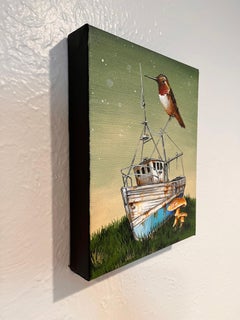 "Rough Seas" Acrylic Painting