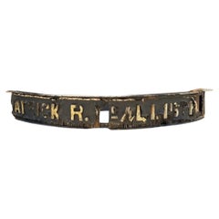 Patrick McAllister Tugboat Sign