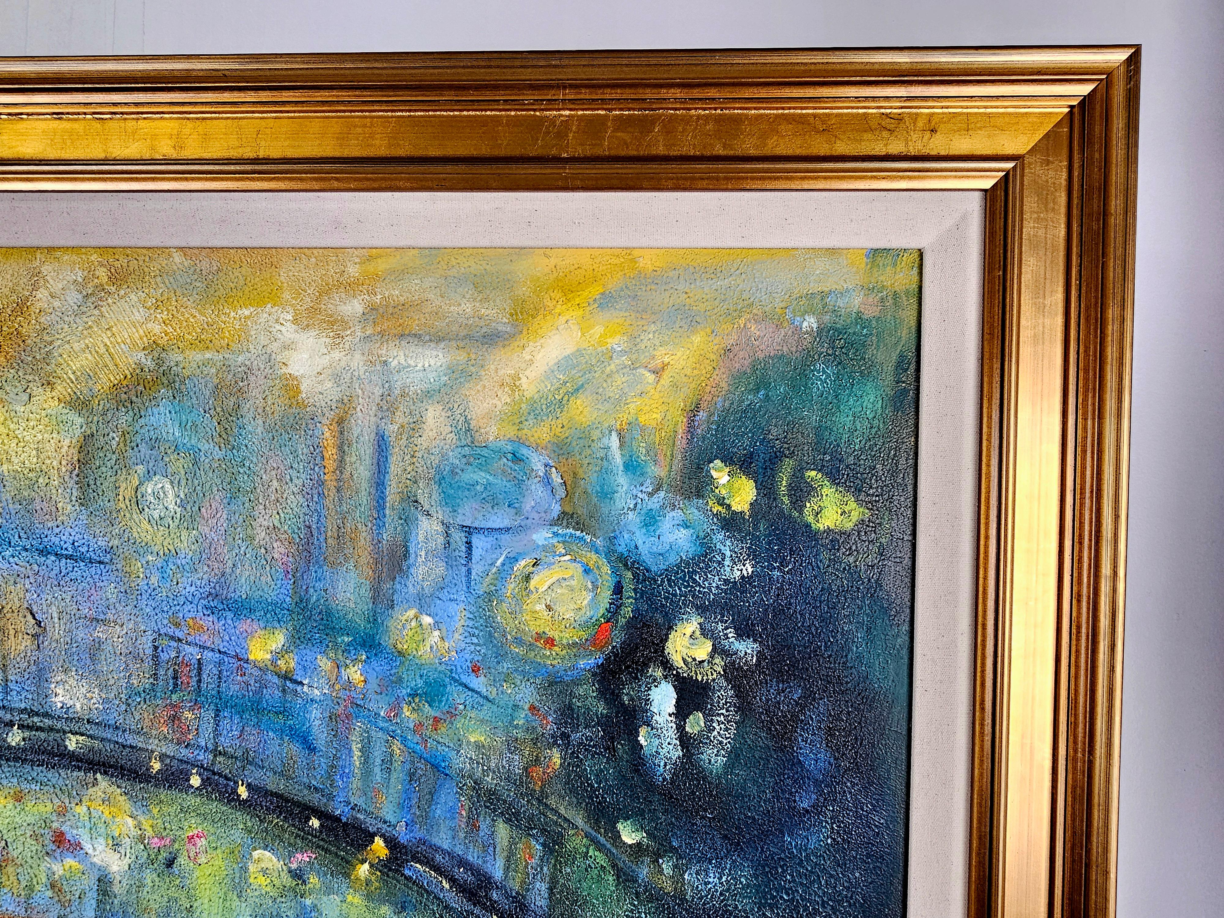 Patrick Murphy Landschaft, Öl auf Leinwand auf Leinwand auf Tafel, signiert und gerahmt im Angebot 9