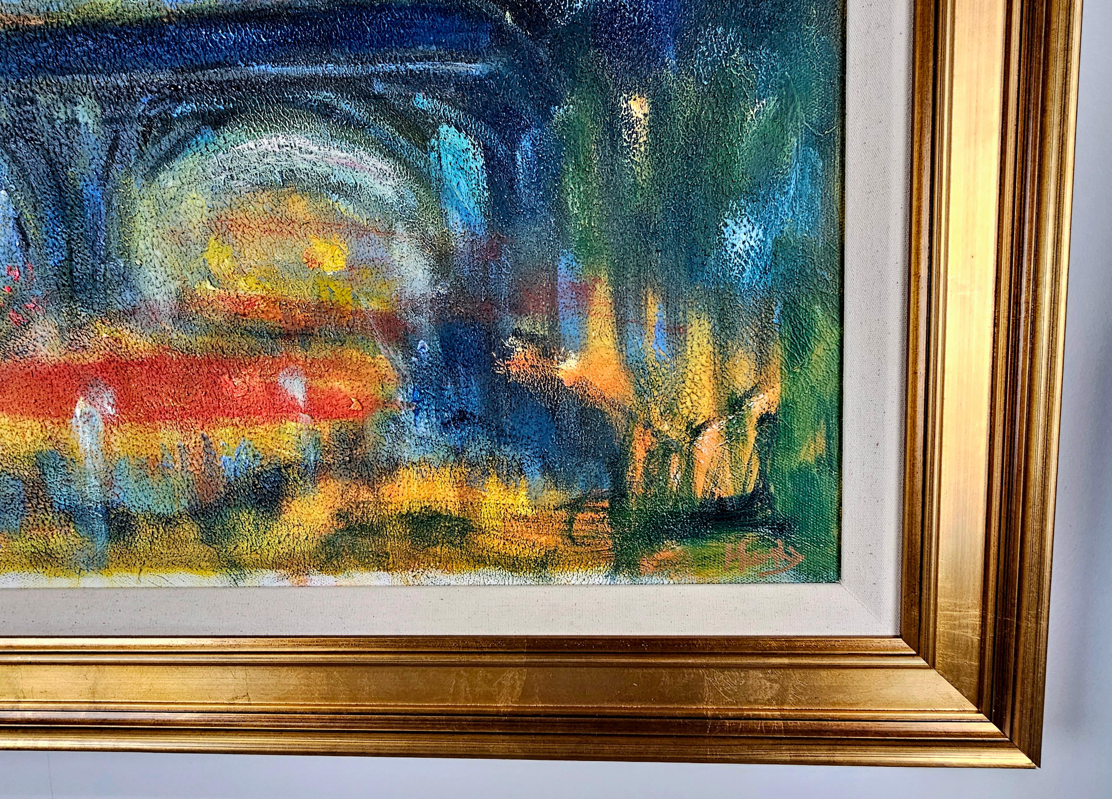 Patrick Murphy Landschaft, Öl auf Leinwand auf Leinwand auf Tafel, signiert und gerahmt im Angebot 10