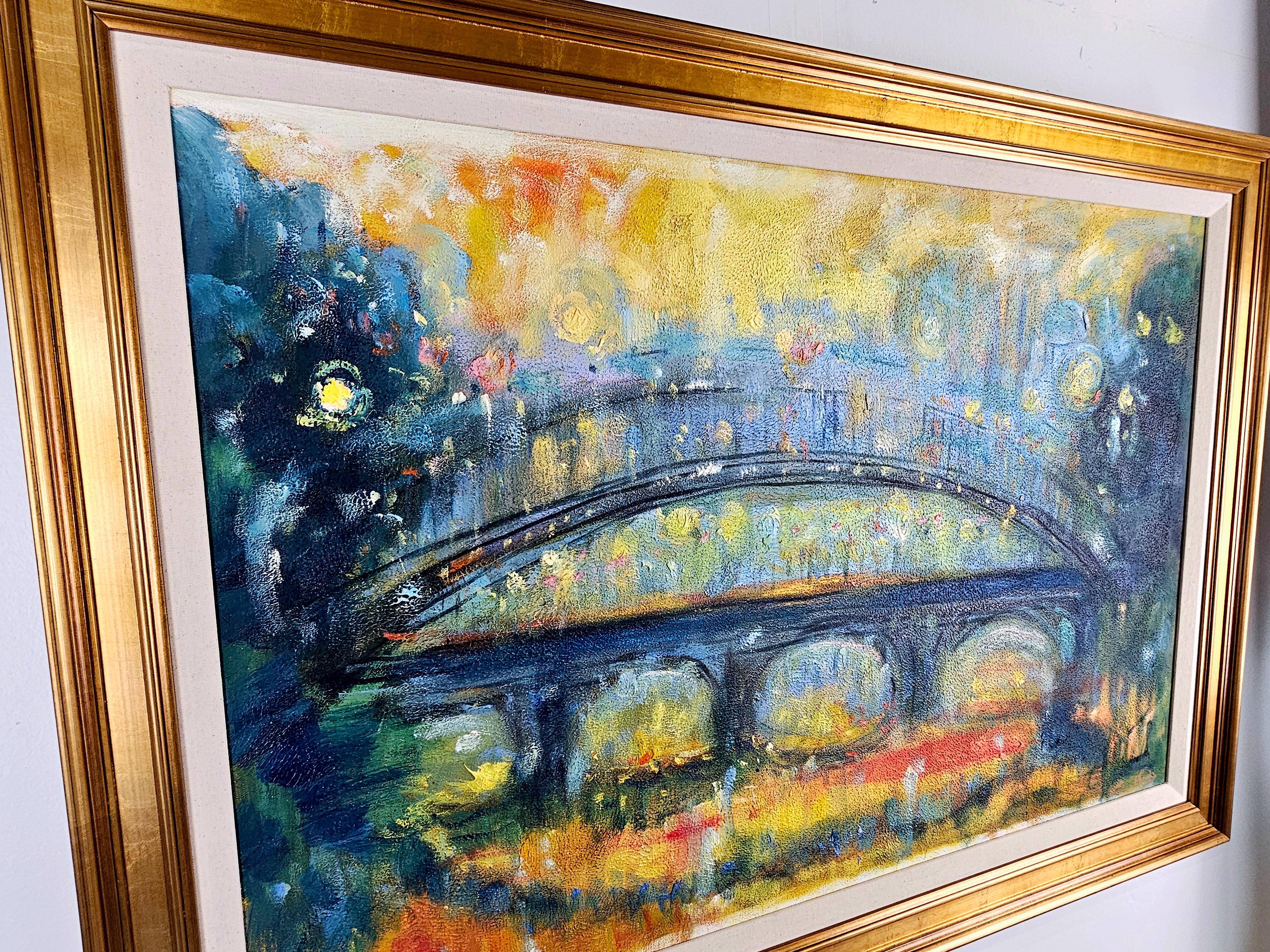 Patrick Murphy Landschaft, Öl auf Leinwand auf Leinwand auf Tafel, signiert und gerahmt im Angebot 2
