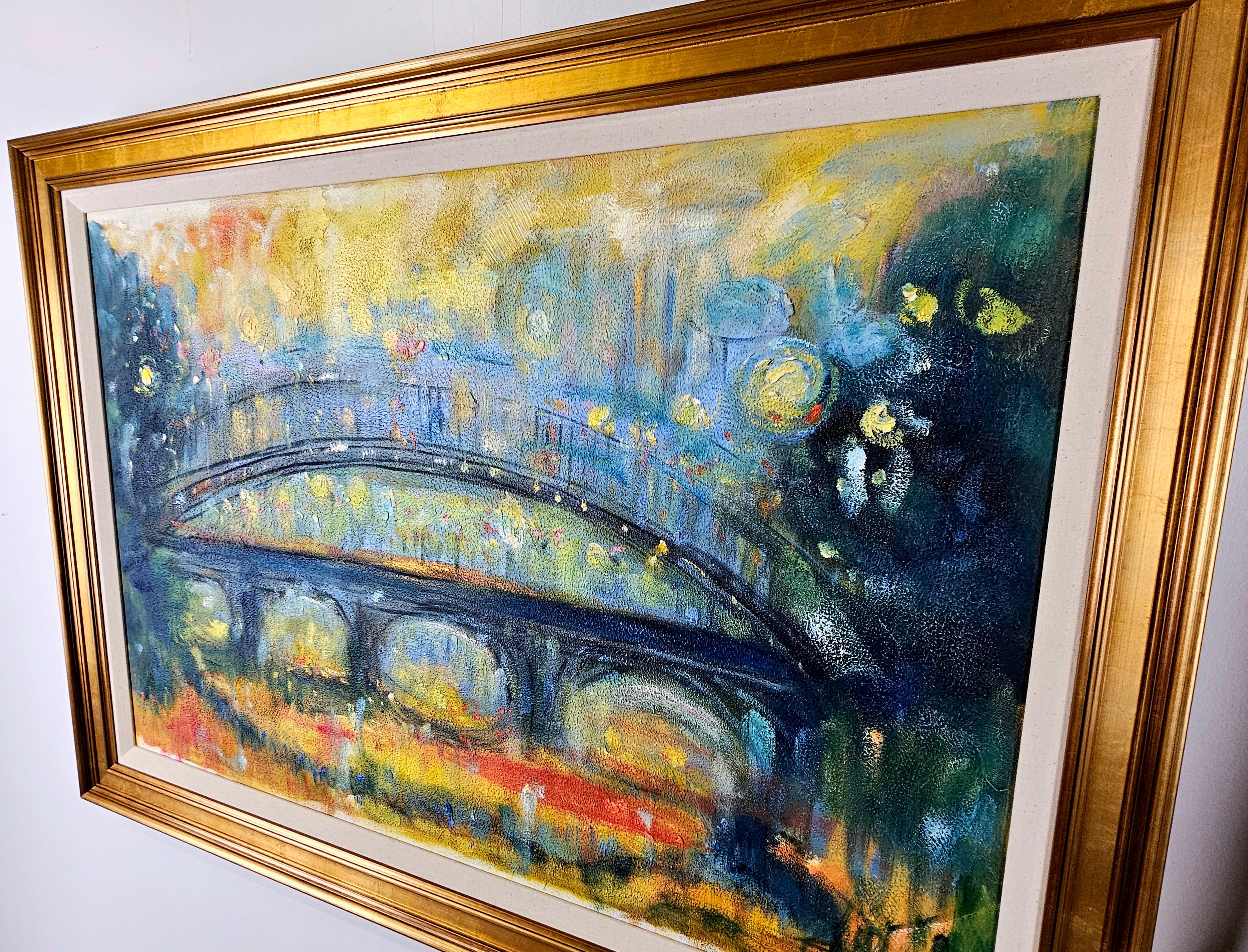 Patrick Murphy Landschaft, Öl auf Leinwand auf Leinwand auf Tafel, signiert und gerahmt im Angebot 3