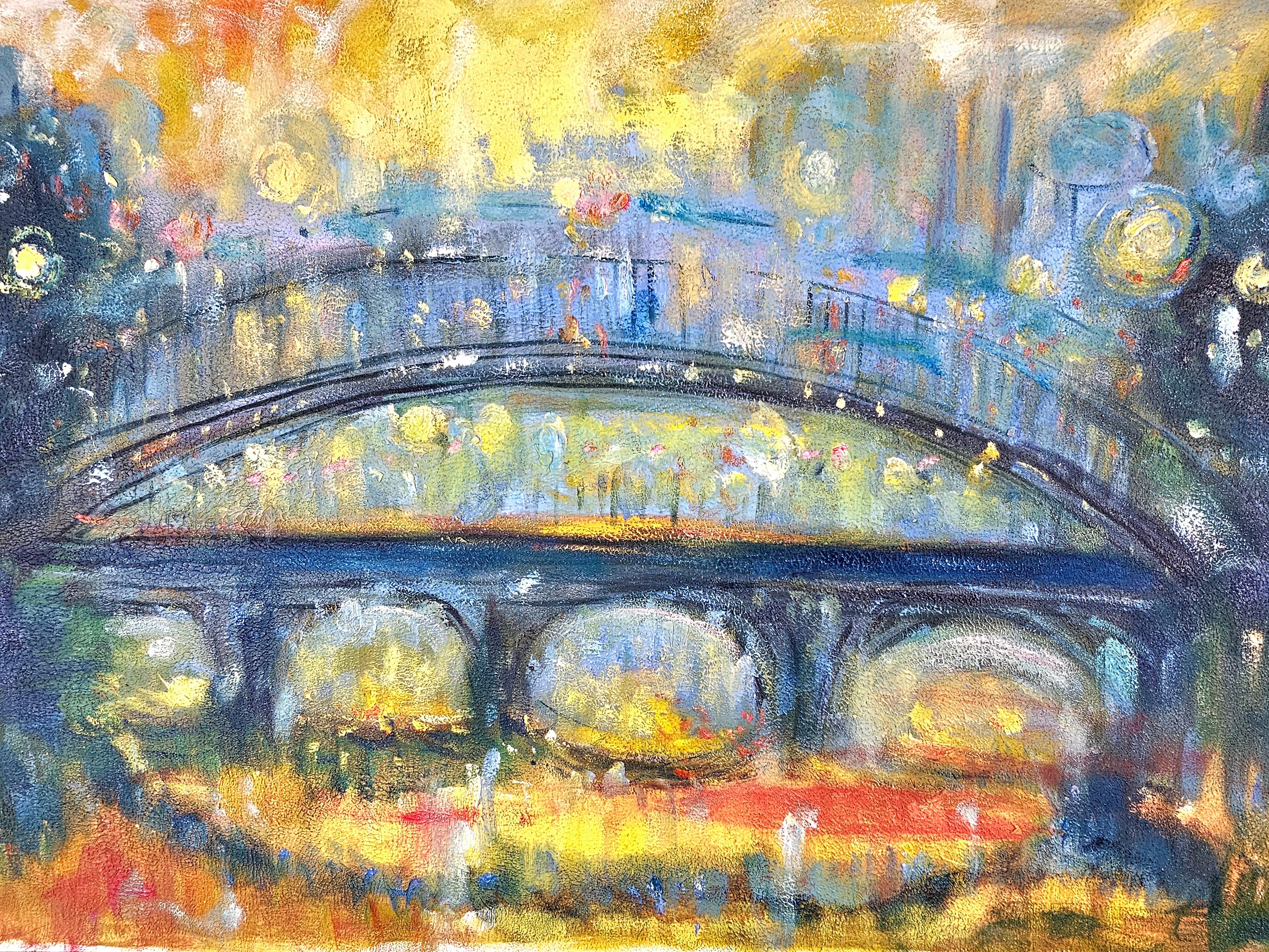 Patrick Murphy Landschaft, Öl auf Leinwand auf Leinwand auf Tafel, signiert und gerahmt im Angebot 4