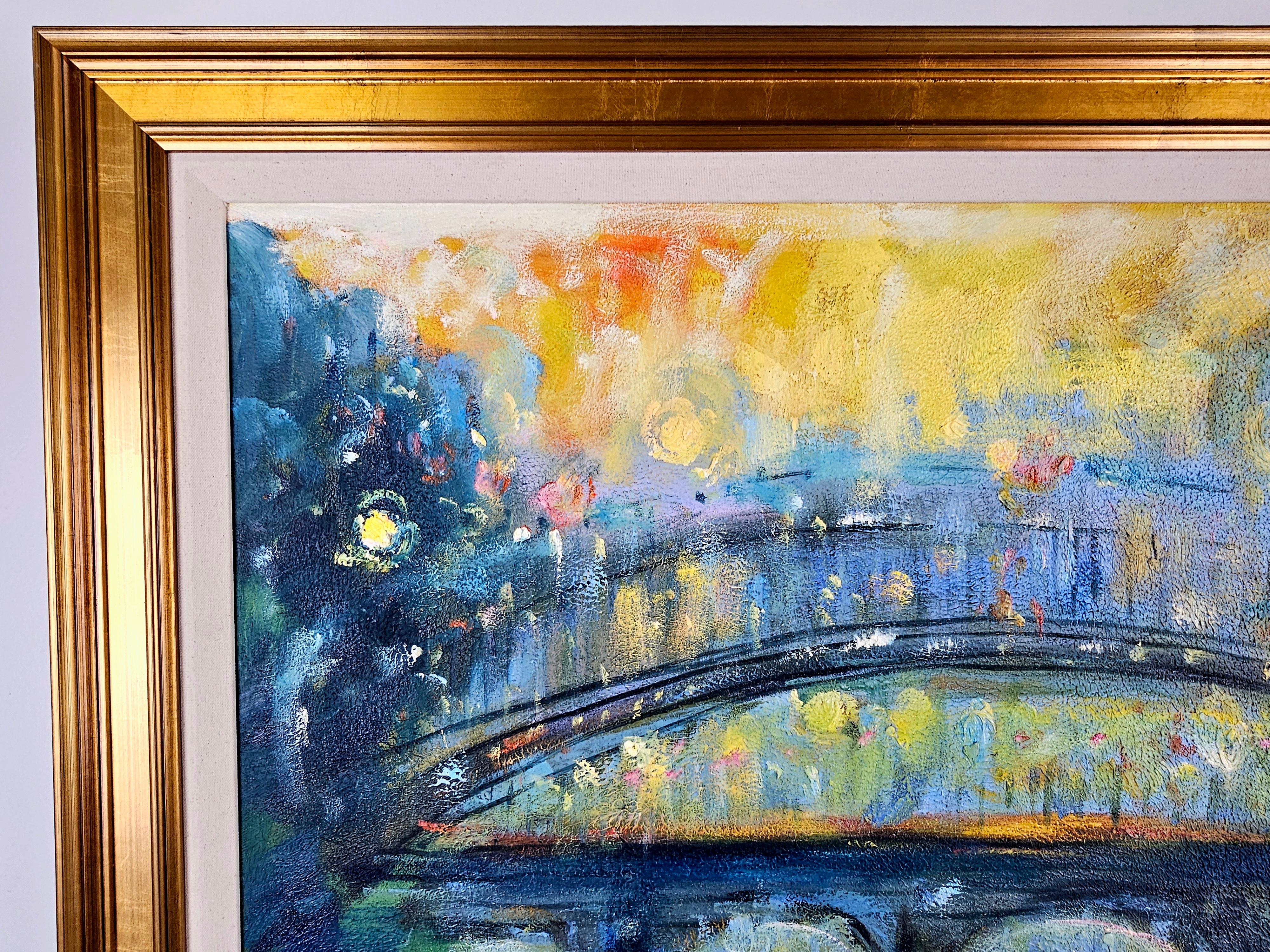 Patrick Murphy Landschaft, Öl auf Leinwand auf Leinwand auf Tafel, signiert und gerahmt im Angebot 8