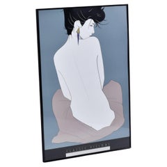 Patrick Nagel Classic Visions Framed Print Vintage 1980s Female Portrait