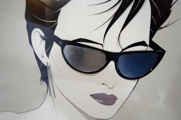 Sunglasses (Black)" Poster by Patrick Nagel for Mirage Editions at 1stDibs