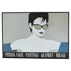 Patrick Nagel “Mirage” Graphic Print, 1983, Framed