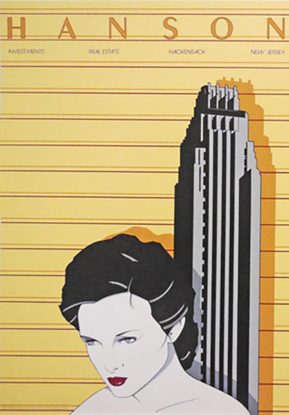 Patrick Nagel Figurative Print - Hanson