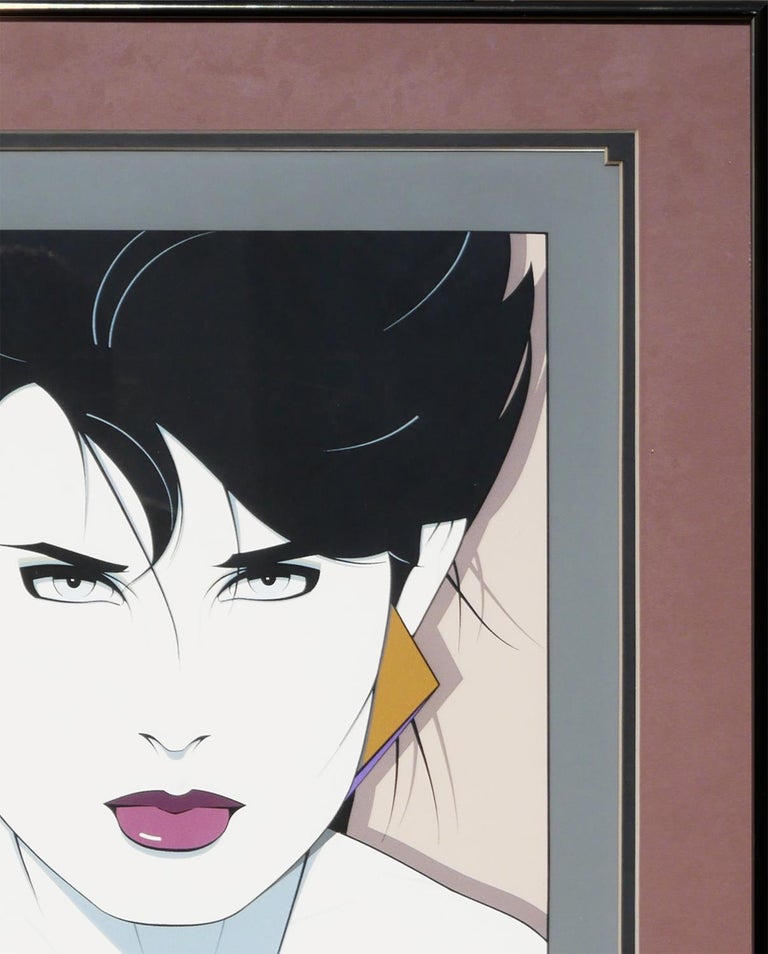 Patrick Nagel „„Kristin“ Moderne Retro Serigraphie „Kristin“ in