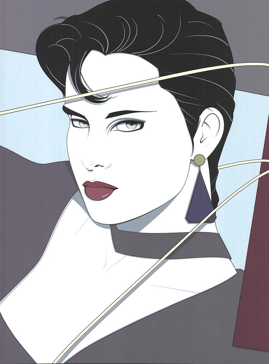 'Commemorative #11' 1987- Serigraph, Vintage - Contemporary Print by Patrick Nagel