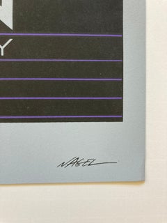 Patrick Nagel 'Papillon Gallery' Serigraph, 1981