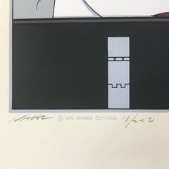 Patrick Nagel 'Park South Gallery at Carnegie Hall' Limited Edition Signed Print