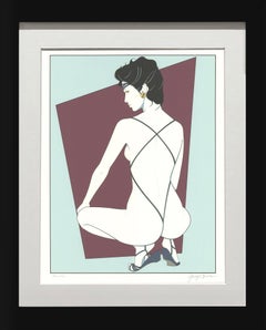 Patrick Nagel 'Playboy Suite: January 1985 II' 1988- Signed
