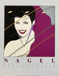 Patrick Nagel 'Texas / Rio' Serigraph Print, 1983