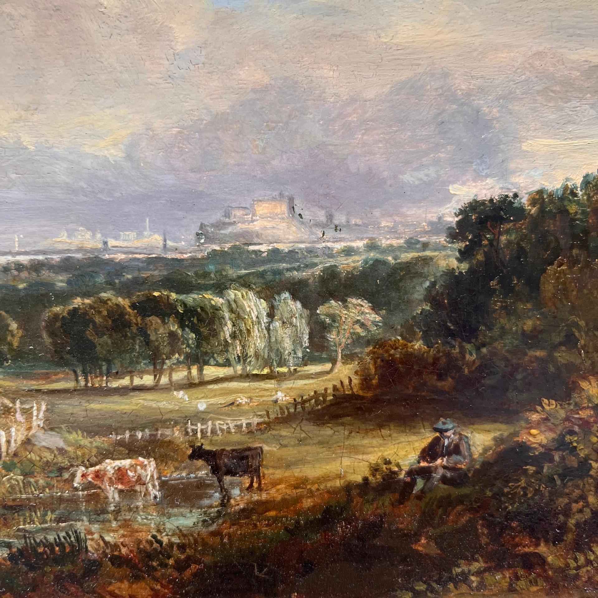 A View of Edinburgh and Self Portrait For Sale 1