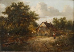 Patrick Nasmyth (1787-1831) - Early 19th Century Oil, Up the Winding Path