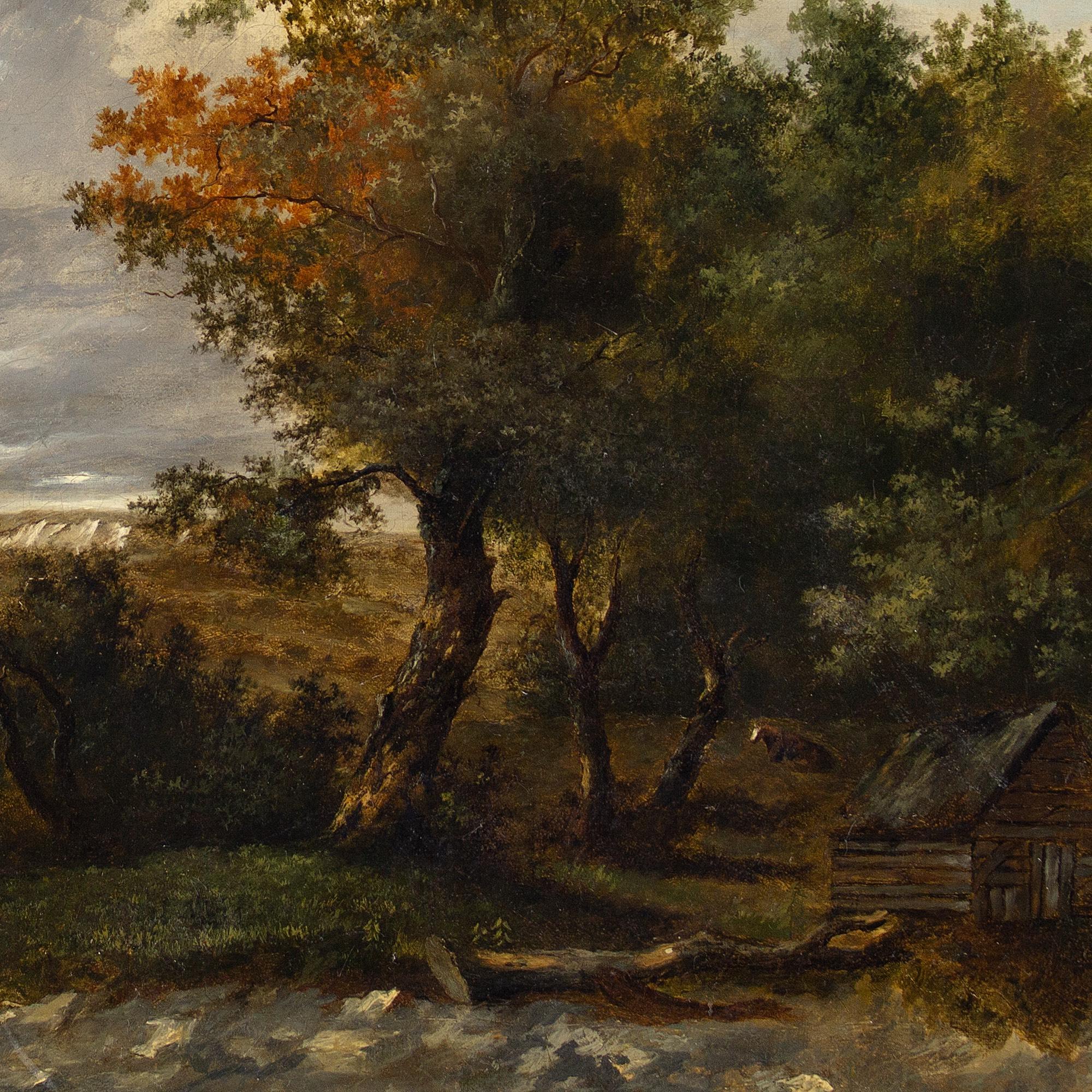 Patrick Nasmyth, Landscape With Cottages, Oil Painting  For Sale 6