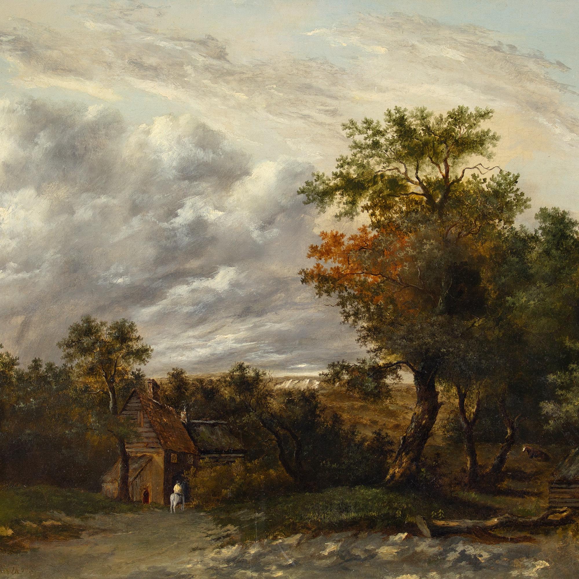 Patrick Nasmyth, Landscape With Cottages, Oil Painting  7