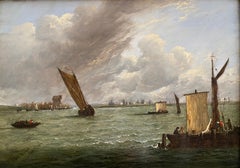 Patrick Nasmyth - Shipping off the Coast, 1825