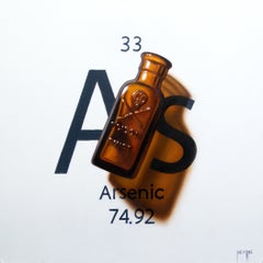 "Arsenic" (2025) by Patrick Nevins, Oil On Board Realist Element Series Painting