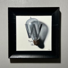 "Tungsten" (2025) par Patrick Nevins, huile sur panneau de la série Elements