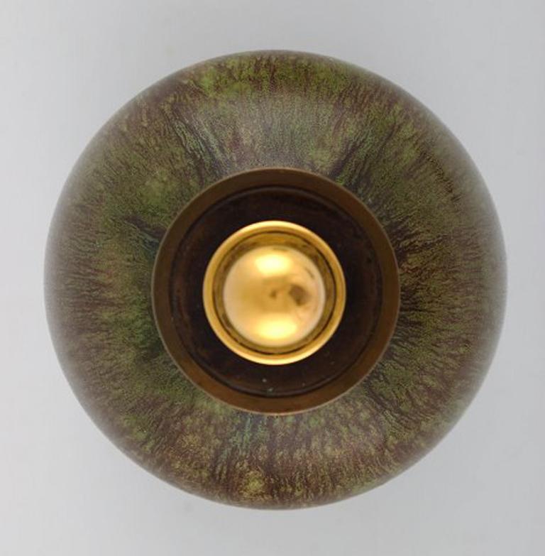 Patrick Nordstrøm / Carl Halier for Royal Copenhagen, Lidded Stoneware Vase 1