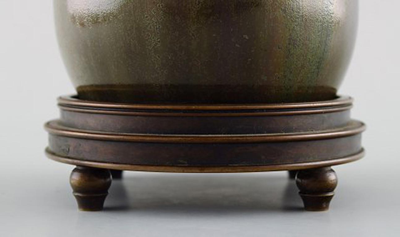 Patrick Nordstrøm / Carl Halier for Royal Copenhagen, Lidded Stoneware Vase 2