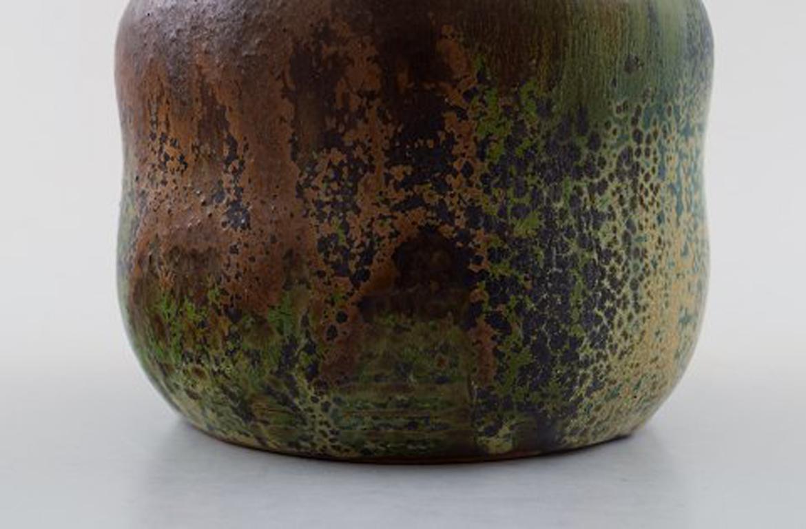 Early 20th Century Patrick Nordstrøm or Carl Halier Stoneware Vase for Royal Copenhagen, circa 1920