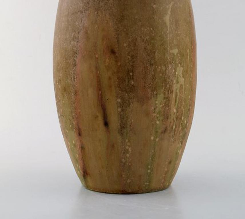 Early 20th Century Patrick Nordstrøm for Royal Copenhagen, Large Vase in Glazed Stoneware