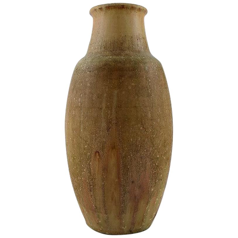 Patrick Nordstrøm for Royal Copenhagen, Large Vase in Glazed Stoneware