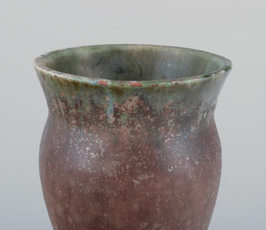 Danish Patrick Nordström for Royal Copenhagen. Large ceramic vase with eggshell glaze For Sale