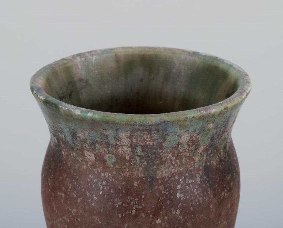 Patrick Nordström for Royal Copenhagen. Large ceramic vase with eggshell glaze For Sale 1
