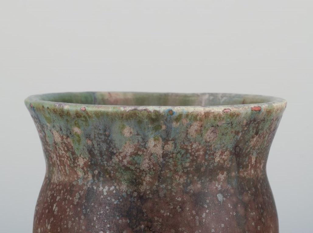 Patrick Nordström for Royal Copenhagen. Large ceramic vase with eggshell glaze For Sale 2