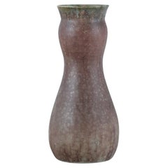 Antique Patrick Nordström for Royal Copenhagen. Large ceramic vase with eggshell glaze