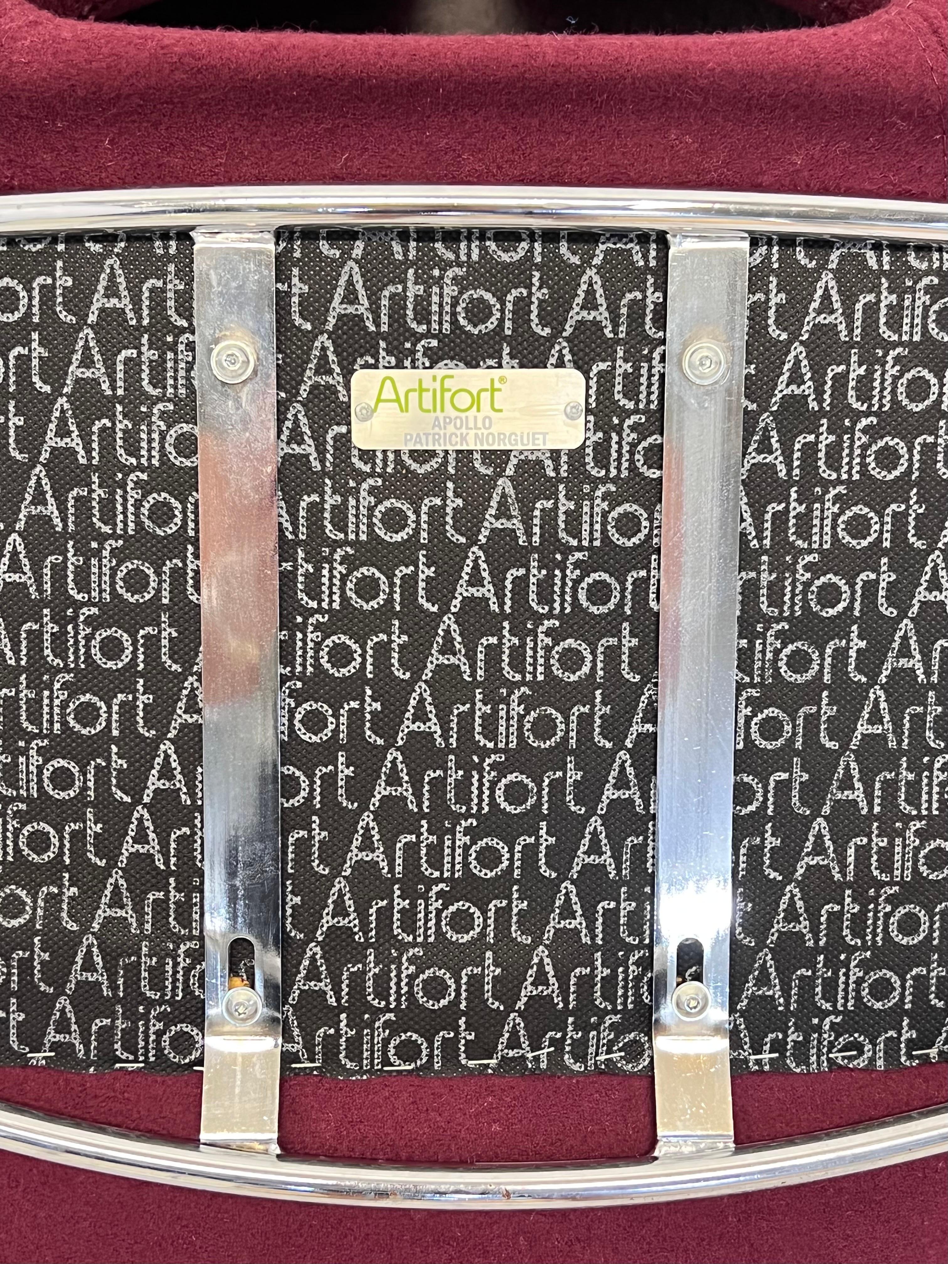 Patrick Norguet Tabouret Apollo pour Artifort en vente 5