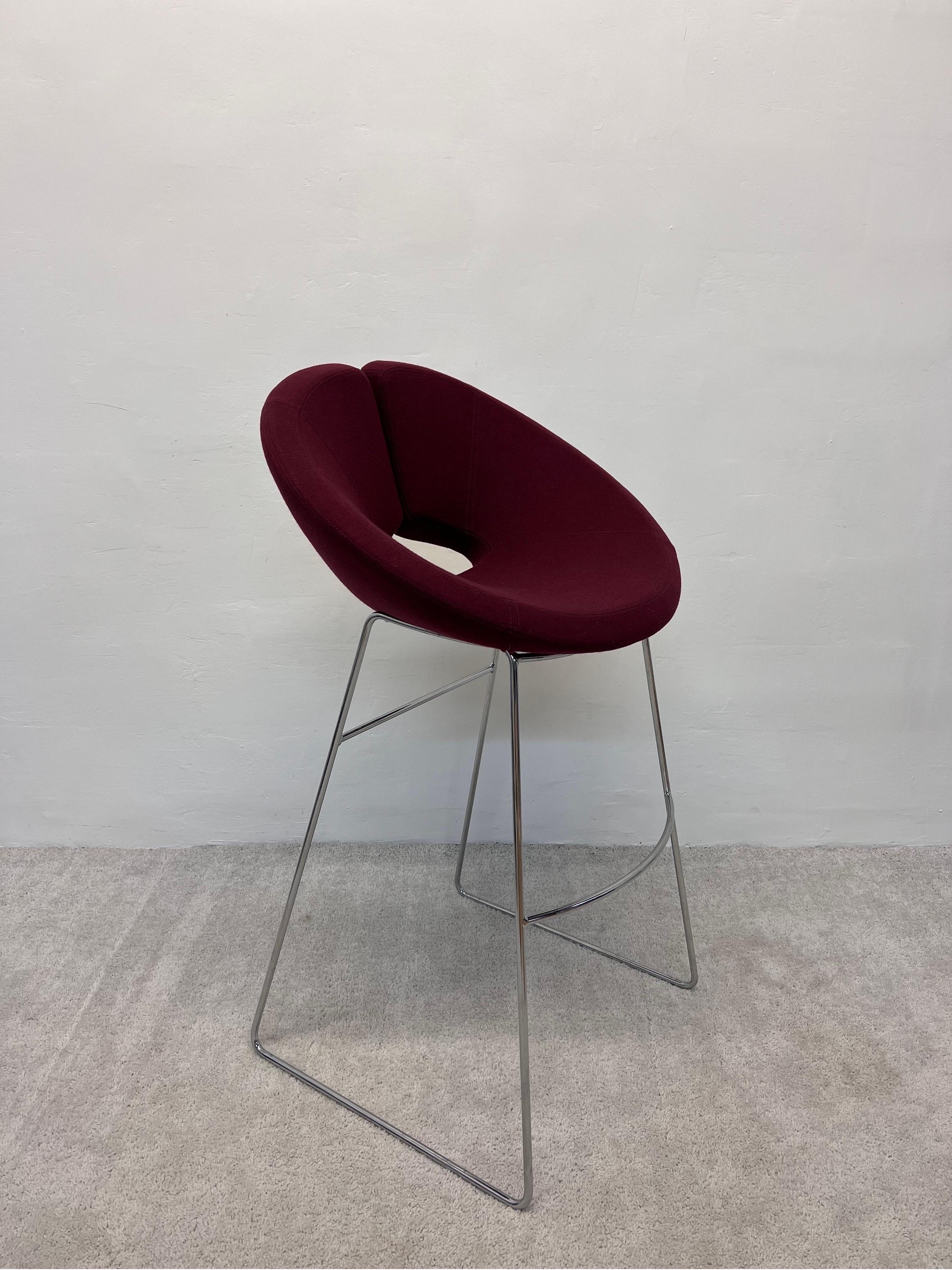 Modern Patrick Norguet Little Apollo Stool for Artifort For Sale