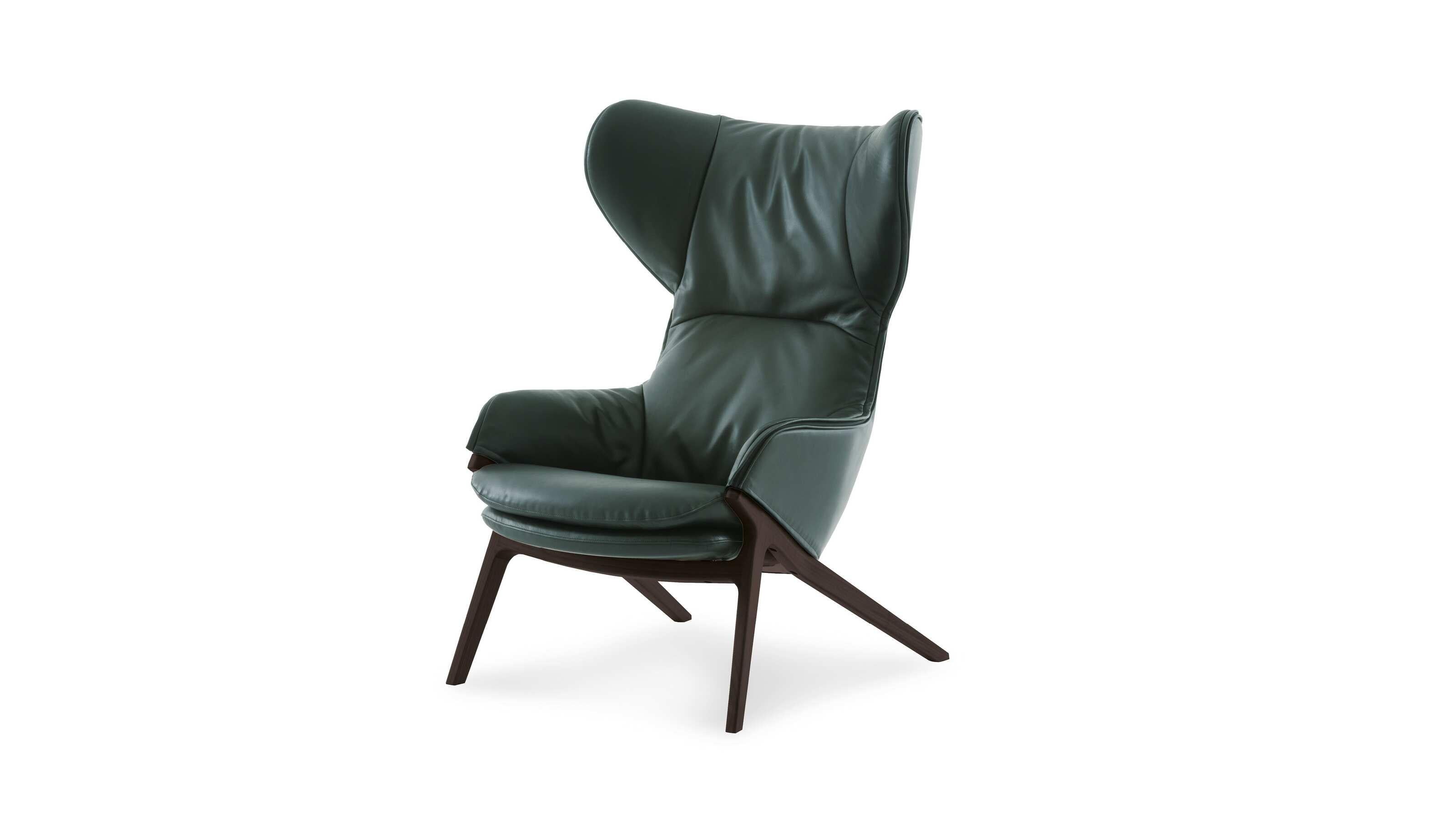 Patrick Norguet P22 Conjunto de Sillón y Reposapiés para Cassina en venta 6
