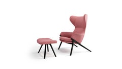 Patrick Norguet P22 Set of Armchair and Footrest For Cassina