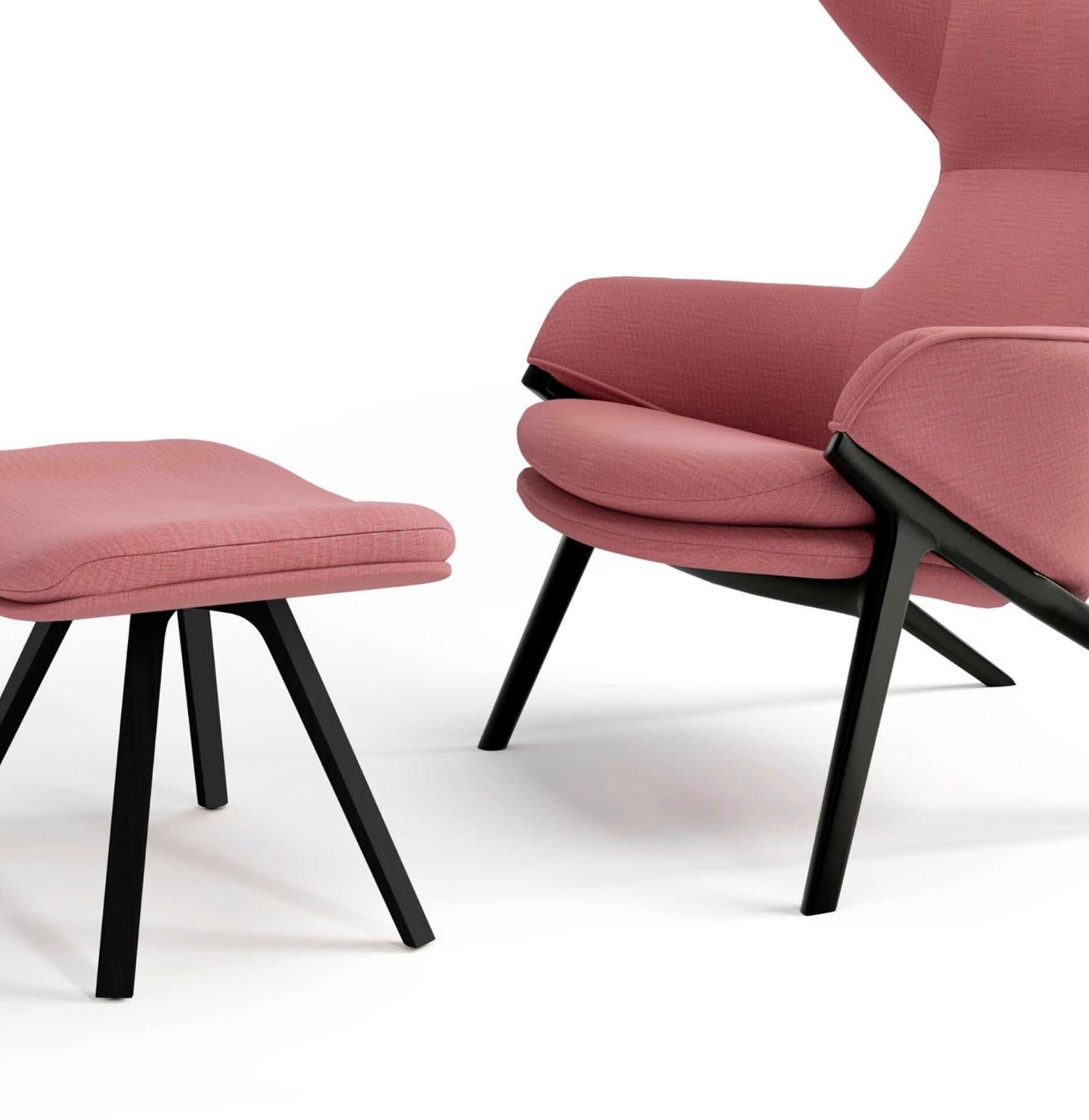 Patrick Norguet P22 Conjunto de Sillón y Reposapiés para Cassina Italiano en venta