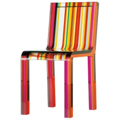 Chaise arc-en-ciel Patrick Norguet en résine acrylique pour Cappellini