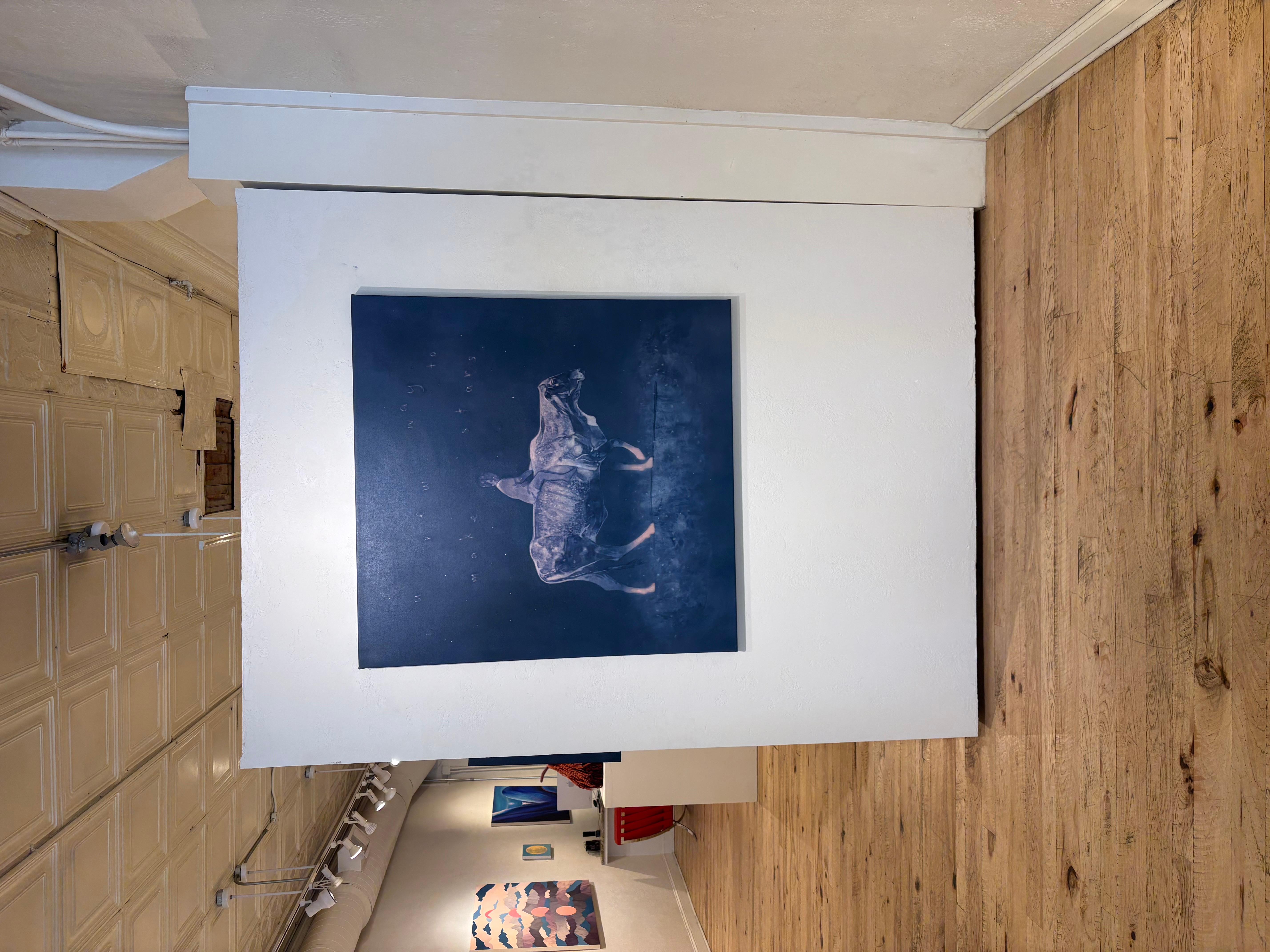 Patrick Oates' work explores the intersection of landscape, identity, and family history. His experimental paintings delve into queer identity, trauma, and the unknown, weaving a complex portrait of strangers and place. Through his work, Oates