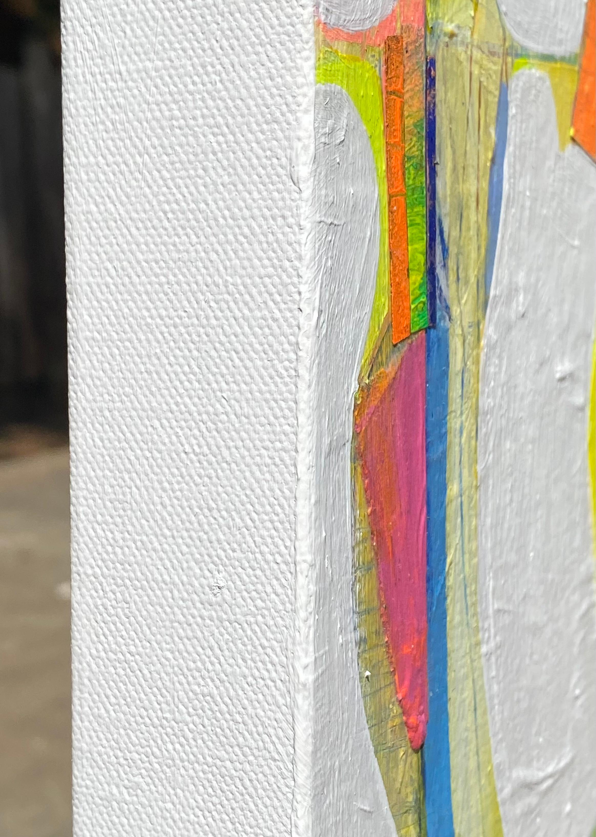 Carpas de Circo, Pintura Abstracta - Mixed Media Art Abstracto de Patrick O'Boyle