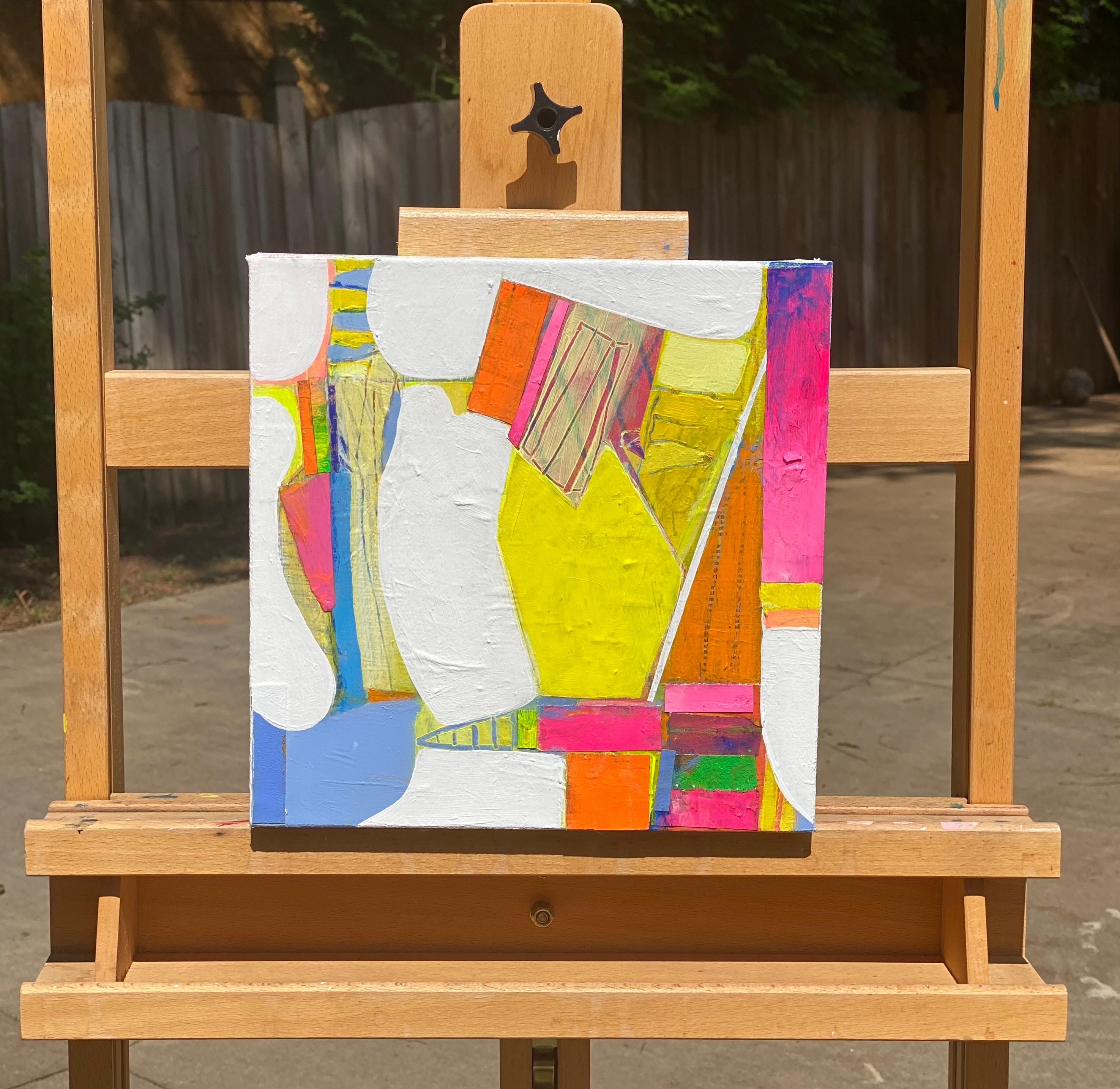 <p>Comentarios del artista<br>Los acróbatas y los artistas de circo, con sus gestos vivaces y sus coloridos trajes, fascinan al artista Patrick Oâ€™Boyle. Mediante formas sencillas, este cuadro representa una interpretación abstracta de