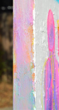 Il cavallo viaggiatore, pittura astratta