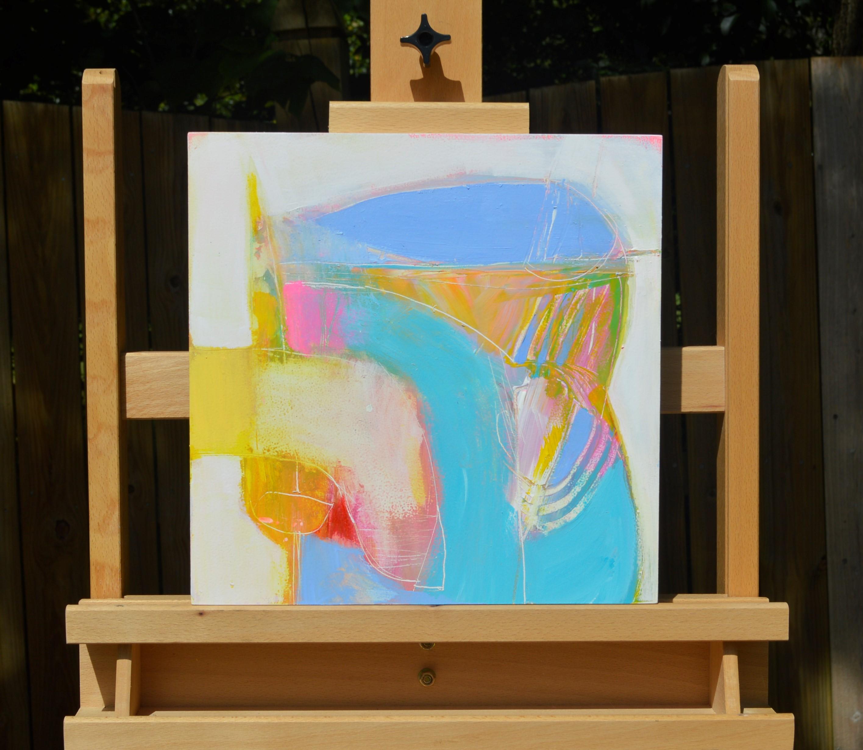 Cielo blu, pittura astratta - Painting Astratto di Patrick O'Boyle