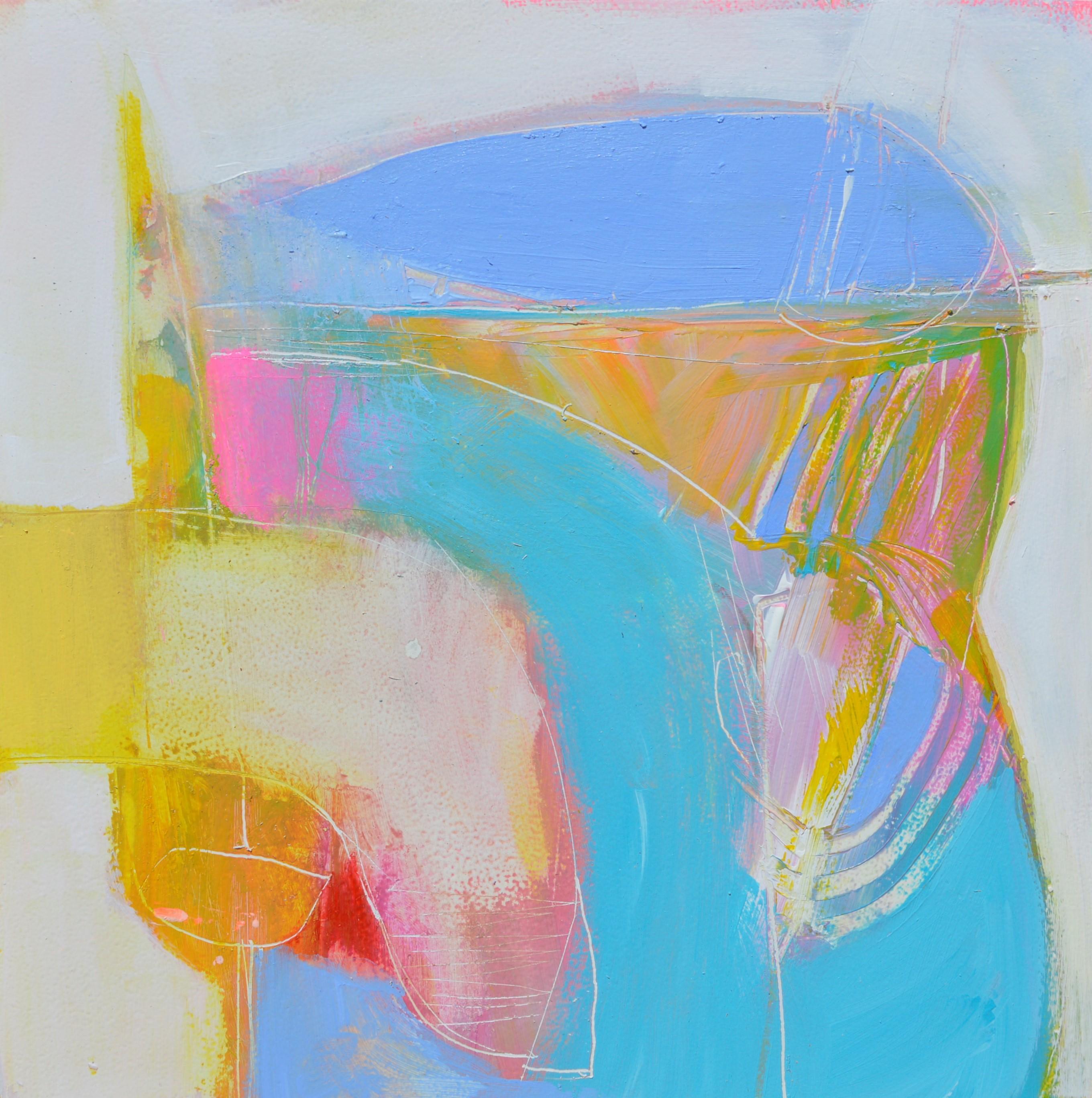 Abstract Painting di Patrick O'Boyle - Cielo blu, pittura astratta